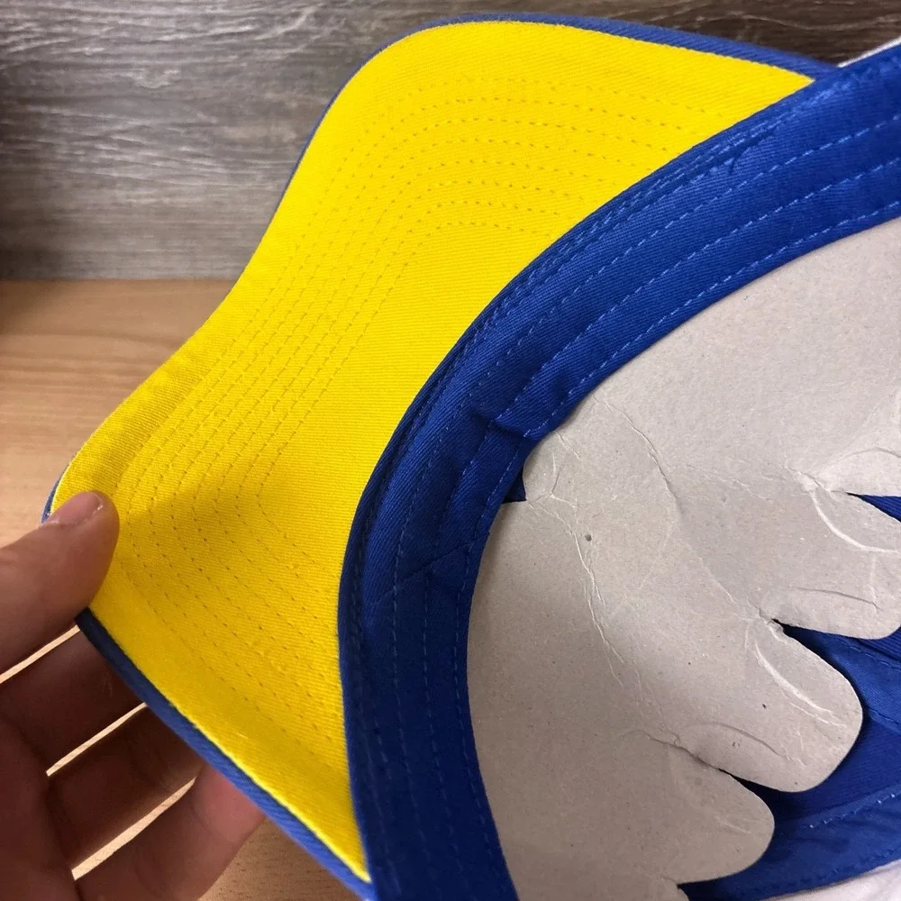 Kansas Speedway Hat Cap Strap‎ Back Blue Yellow Racing Adjustable